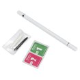 thumbnail image 2 of Lápiz capacitivo 2 en 1 para pantalla táctil con puntas de repuesto, bolsa de limpieza para teléfonos móviles, tabletas, bloc de notas, color blanco, 2 of 8