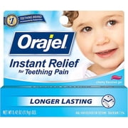 Orajel: Baby Orajel For Teething Cherry Flavored Gel Oral Pain Reliever, 0.42 oz