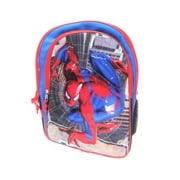 Marvel Spiderman 3D Backpack Blue with Waterbottle