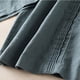 thumbnail image 4 of ICHUANYI Clearance Women's Solid Color Casual Pocket Elasticated Feeling Of Falling Cotton And Linen Straight Barrel Pants(Blue, XL) ICHUANYI WER2023081402368, 4 of 6