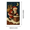 thumbnail image 3 of Bzdzmqm under $5 Christmas Door Curtain, Christmas Door Cover Curtain Decor, Large Size Holiday Scene Layout Background, Thickened Polyester Fabric Door Decoration, Storefront Window Holiday Display, 3 of 5