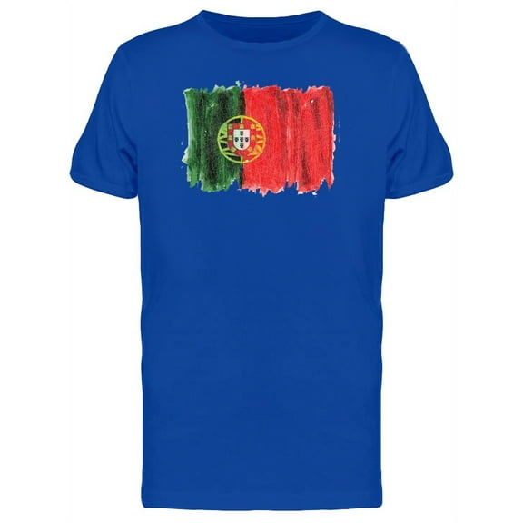 Brush Painting Of Portugal T-Shirt Men -Image by Shutterstock, Male x-Large