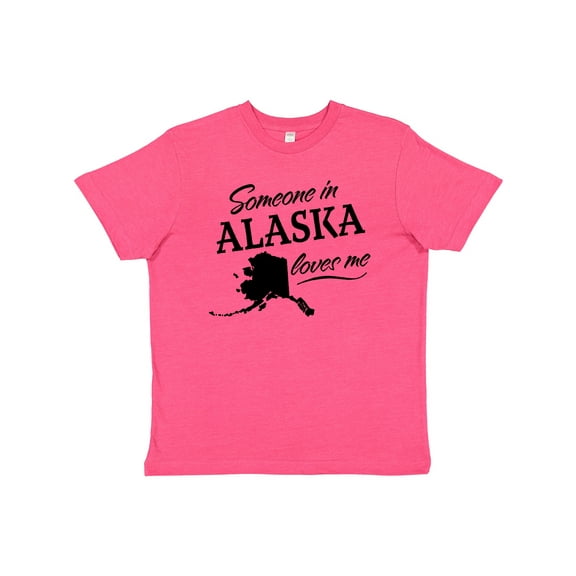 Inktastic Someone in Alaska Loves Me Youth T-Shirt