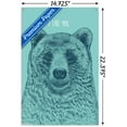 thumbnail image 2 of Rachel Caldwell - I Like You Bear Wall Poster with Push Pins, 14.725" x 22.375", 2 of 3