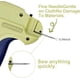 thumbnail image 2 of Pistola para etiquetar ropa, pistola para coser con agujas y cierres, color verde, 2 of 6