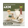 thumbnail image 3 of Moto Xtellar Eléctrica Para Niños Tipo Vintage Recargable Con Música Montable Infantil Color Beige, 3 of 6