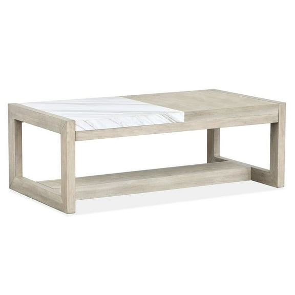 Magnussen Home Preston Gallery Rectangular Cocktail Table