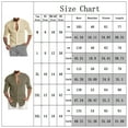 thumbnail image 2 of Askfv Mens Long Sleeve Casual Linen Shirts Buttons Down Summer Solid Plain Beach Yoga T Shirts, 2 of 4
