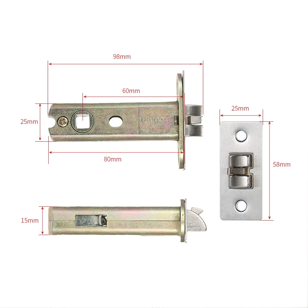 4-in-1 Electronic Keyless Keypad Door Coded Lock Unlocked by Password