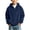Navy A1, variant on Edvintorg Boys Hoodies Size 10 12 Long Sleeve Corduroy Hooded Sweatshirt Solis Color Quarter Zip Pullover Top Kids Clothes Boys