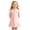 Pink, variant on SUYIDA Girls Cute Bear Applique Dress, Long Sleeve Solid Color Party Dress, Everyday Wear for Little Fashionistas