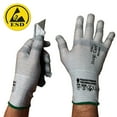 thumbnail image 2 of Cut Resistant Anti-Static Gloves - Cut Level 3 - Finger Tip Coated, 2 of 6