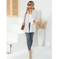 thumbnail image 7 of ZHENWEI Women's Basic Casual Loose Lightweight Long Sleeve Open Front Cardigans with Pockets, 7 of 7