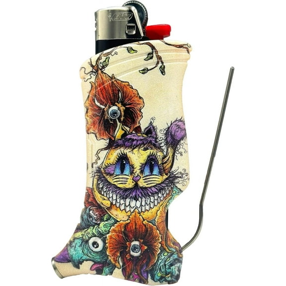 Toker Poker - Bic Lighter Case Multi Tool, Alice Collection - Cockpaw, All Inclusive Tool for Camping and Other