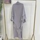 thumbnail image 1 of Ramadan Eid Muslim Woman Jilbab 2 Piece Abaya With Hijab Long Khimar Niqab Set Overhead Prayer Dress Islam Outfit Djellaba BurkaM-L, 1 of 5