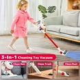thumbnail image 5 of Kids Cleaning Toy Set - Kids Vacuum Toy Vacuum Toy That Works, Ride on Floor Cleaner for Kids with 3 In 1 Mode LED Light, Kids Pretend Role Play Gift, 5 of 7
