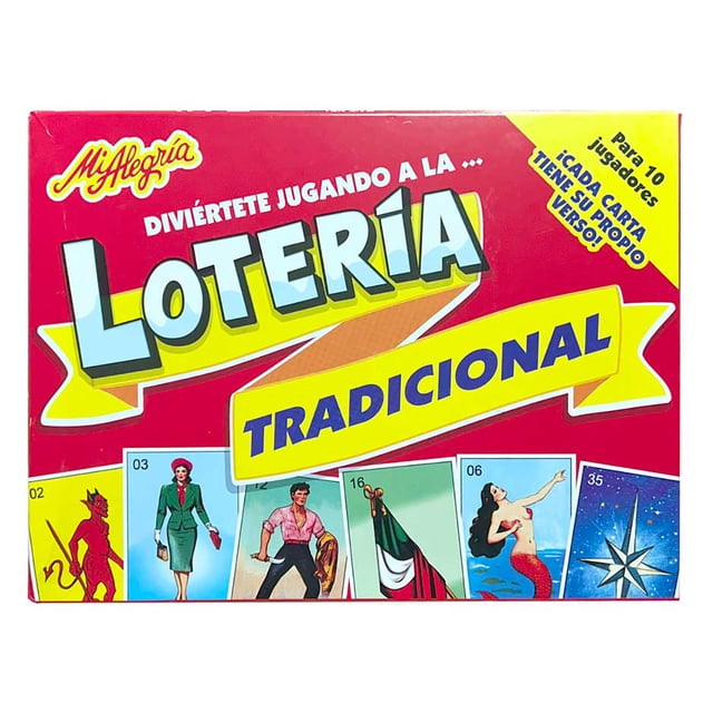Lotería Tradicional Familiar y Divertida Mi Alegría