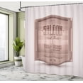thumbnail image 4 of Ambesonne Western Shower Curtain, Antique Saloon Door, 69"Wx70"L, Warm Taupe Brown, 4 of 4