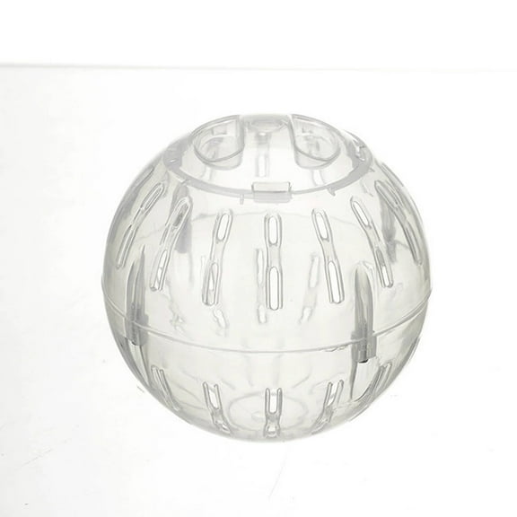 BESTSKY Guinea Pig Playing Ball,Smooth Rolling Hamster Ball,Clear Design Chinchilla Clear Ball,White