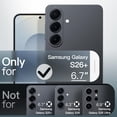 thumbnail image 2 of JETech Magnetic Case for Samsung Galaxy S26 Plus, Translucent Matte Back Shockproof Cover (Black), 2 of 7