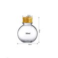 thumbnail image 3 of 10 piezas de adornos para árbol de Navidad rellenables con forma de bombillas de plástico transparente para botellas de agua y bebidas alcohólicas, colgante con forma de campana para decoración de fie, 3 of 5