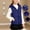 Navy, variant on Rvasteizo Kids Jacket Solid Hooded Zip Warm Sleeveless Casual Coat for 3 to 14Years Boys Girls