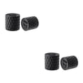 thumbnail image 3 of Greeniant 1 par de tapones para manillar, tapones para barras resistentes al desgaste, pieza de bicicleta para decoración, negro Type2 NO2, 3 of 6