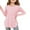 Light Pink, variant on Girls Long Sleeve Shirts Kids Arc Hem Side Slit Soft Tunic Tops T Shirts Girls Long Sleeve Shirts Size 5-6 Years