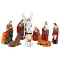 thumbnail image 1 of Juego de 11 figuras de belén de Navidad Macarena estatuas de pesebre 4 cm a 10 cm, 1 of 8