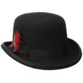 thumbnail image 2 of Scala Men's Wool Felt Derby Hat, Black, XX-Large, 2 of 2