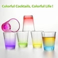 thumbnail image 2 of Gafas de chupito Qipecedm Heavy Base, 50 ml, juego de 6 unidades, coloridas, 2 of 7