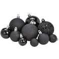 thumbnail image 2 of Christmas Tree Balls Set In 10 Christmas Colors - 100 Black Christmas Balls Made Of Plastic - Black- Christmas Tree Decorations & Christmas Tree Decorations, 2 of 4