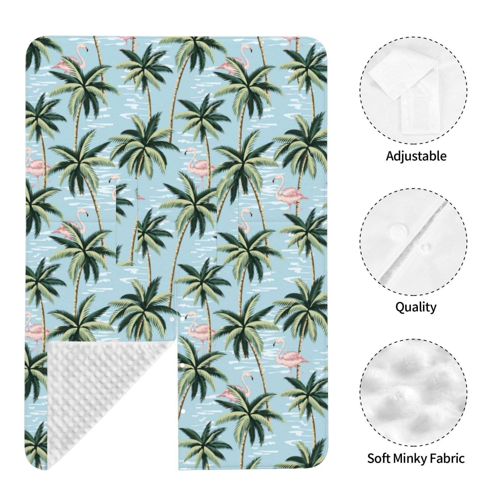 Car Seat Cover Baby - Hawaiian Style Flamingo Breathable Infant Car Seat Cover for Baby Carseat, Lightweight Comfort Baby Essentials Must Haves Newborn Stuff for Girl Boy