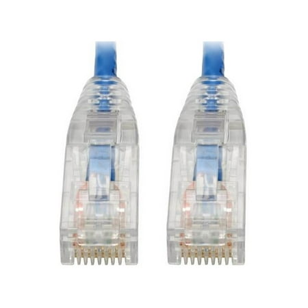 UPC: 0037332230881 | Tripp Lite Cat6 Gigabit Patch Cable Snagless UTP RJ45 Molded Slim Blue 7ft (N201-S07-BL)
