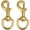 Golden, variant on Lohol Large Dog Tie Out Cable 2 Pack, Heavy Duty Swivel Snap Hooks and Traction Rope Buckle for Big Dogs, Outdoor Pet Tether Cable