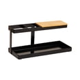 thumbnail image 6 of Mind Reader Steel and Wood Desktop Organizer,  Desktop Dock with Catchall Tray, Black, 6 of 8