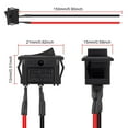 thumbnail image 2 of 10PCS KCD1-01 Pre-Wired On/Off Boat Switch Toggle Switch 2 Pin 6A/250V 10A/125V AC Mini Square Toggle Switch for Auto Cars, 2 of 6