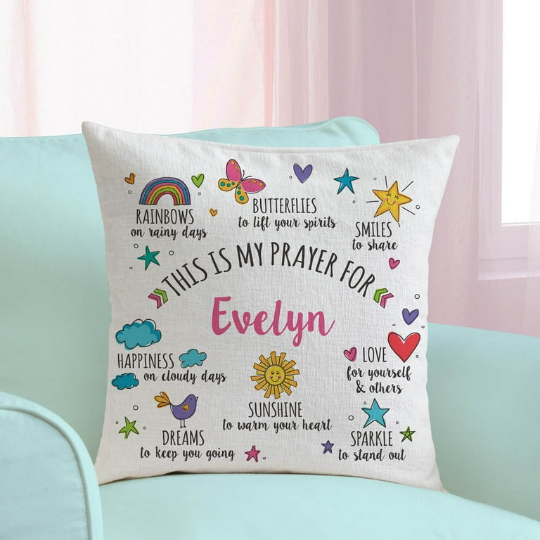 My Favorite Things Personalized 18 Photo Throw Pillow