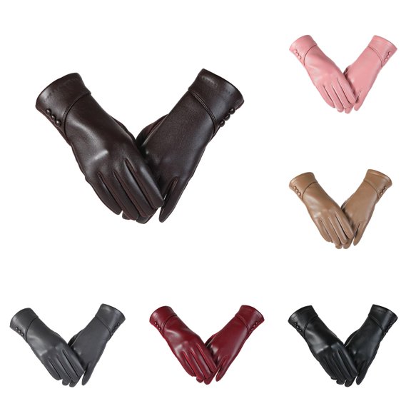 GPOECD Winter Gloves Women Womens Winter Touchscreen Lined Windproof Warm Fashion Dress Gloves