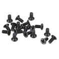 thumbnail image 5 of Uxcell M3.5 x 8mm Phillips Screw Fastener Black Zinc Plated 50 Pack, 5 of 5