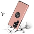 thumbnail image 5 of For Samsung Galaxy A25 5G Hybrid 360 Degree Rotatable Metal Invisible Ring Stand Holder Fit Magnetic Car Mount Slim Cover ,Xpm Phone Case [ Rose Gold ], 5 of 6