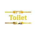 thumbnail image 2 of Creative Diy Fashion Personality 3D Wall Stickers Toilet Bathroom Tips Stickers, 2 of 2