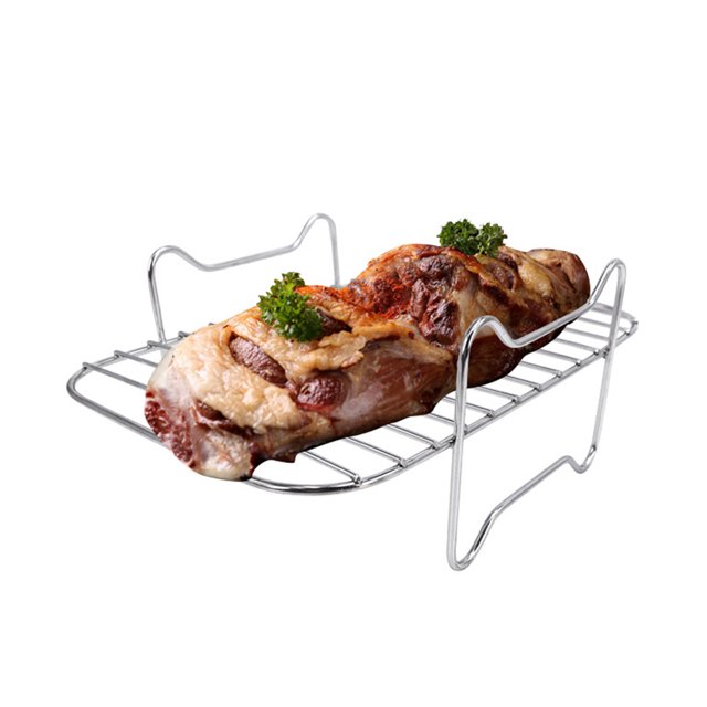 Parrilla Para Freidora De Aire Parrilla para barbacoa Estante para hornear a prueba de herrumbre Herramientas para barbacoa Accesorios para freidoras de aire (A) Hugtrwg Libre de BPA