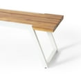 thumbnail image 5 of Goliath Acacia Wood Outdoor 3 Piece Picnic Set, Teak and White, 5 of 12