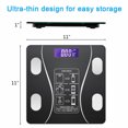 thumbnail image 5 of Bluetooth Smart Bathroom Scales for Body Weight Digital Body Fat Scale,Auto Monitor Body Weight,Fat,BMI,Water, BMR, Muscle Mass with Smartphone APP,Fitness Weight Loss Track Health Scale,Black, 5 of 9