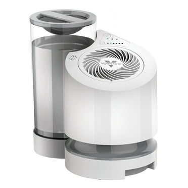 Vornado EV100 Evaporative Whole Room Humidifier with SimpleTank, Easy-Fill, 1 Gallon Capacity, 2 Speeds, Electronic Humidistat, Antimicrobial Treated Wick, Perfect for Home, Bedroom, and Living Room