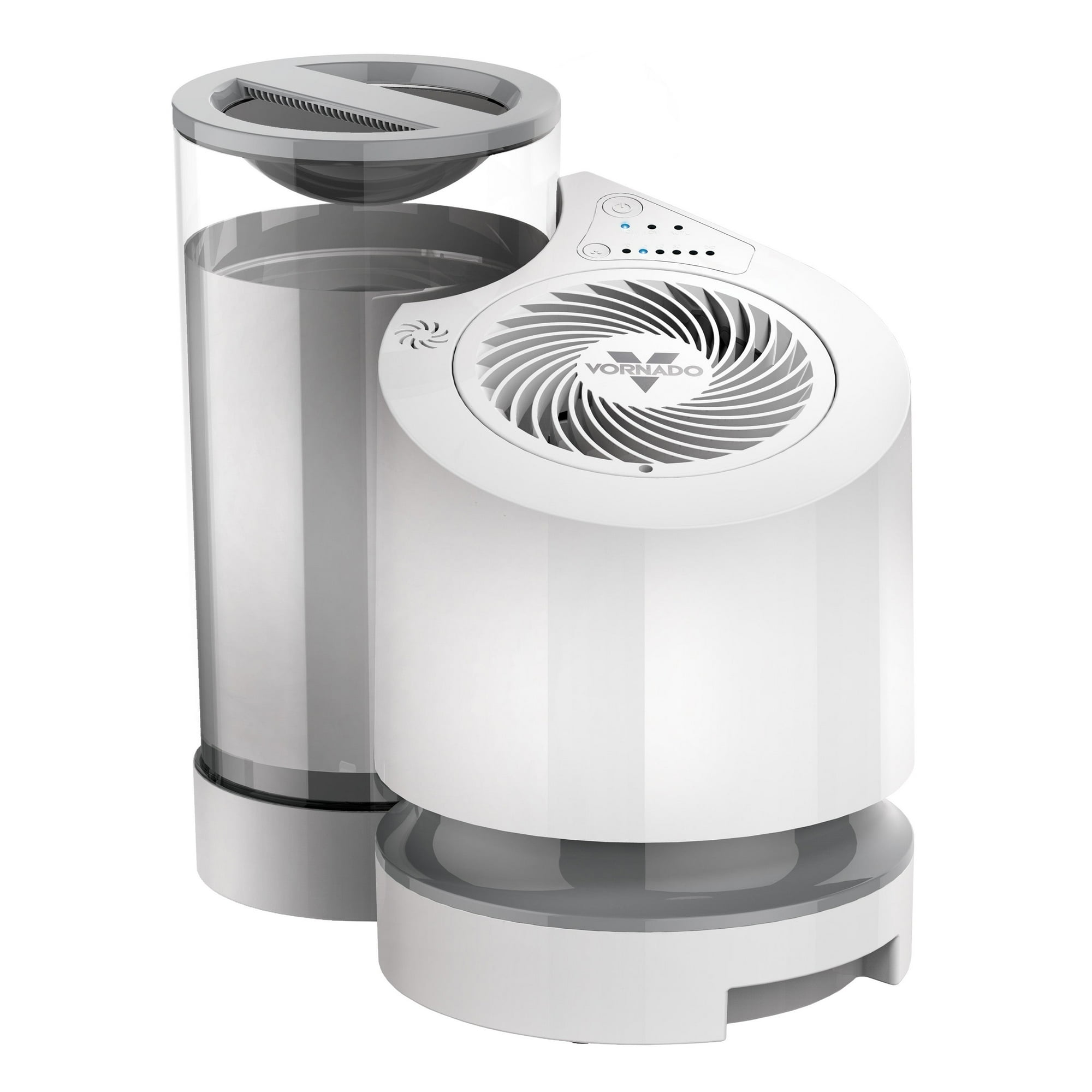 Vornado EV100 Evaporative Whole Room Humidifier with SimpleTank, Easy-Fill, 1 Gallon Capacity, 2 Speeds, Electronic Humidistat, Antimicrobial Treated Wick, Perfect for Home, Bedroom, and Living Room