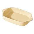 thumbnail image 1 of Colorful Ceramic Double-Handled Pan Oven Microwave Dishwasher Safe Steak Baked Rice Breakfast, 1 of 9