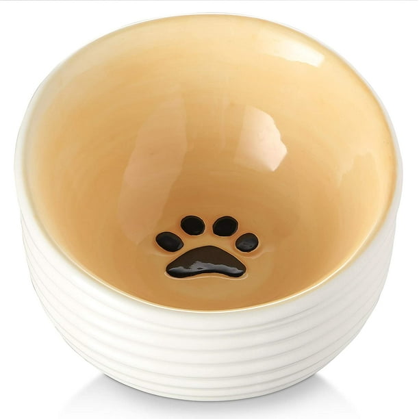 Ceramic cat shop food bowls