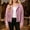 Pink, variant on Zecgelong Girls Fringe Western Jacket Party Performance Outfit for Kids Brown Size 5-14Y